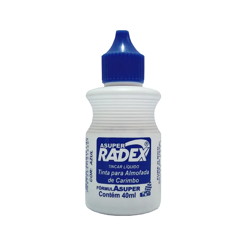 TINTA CARIMBO AZUL RADEX 40ML
