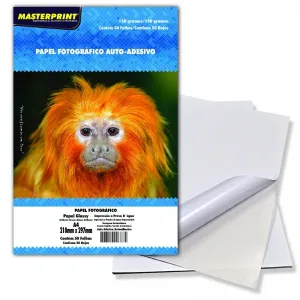 PAPEL FOTO A4 ADESIVO MASTER 130GR C/20