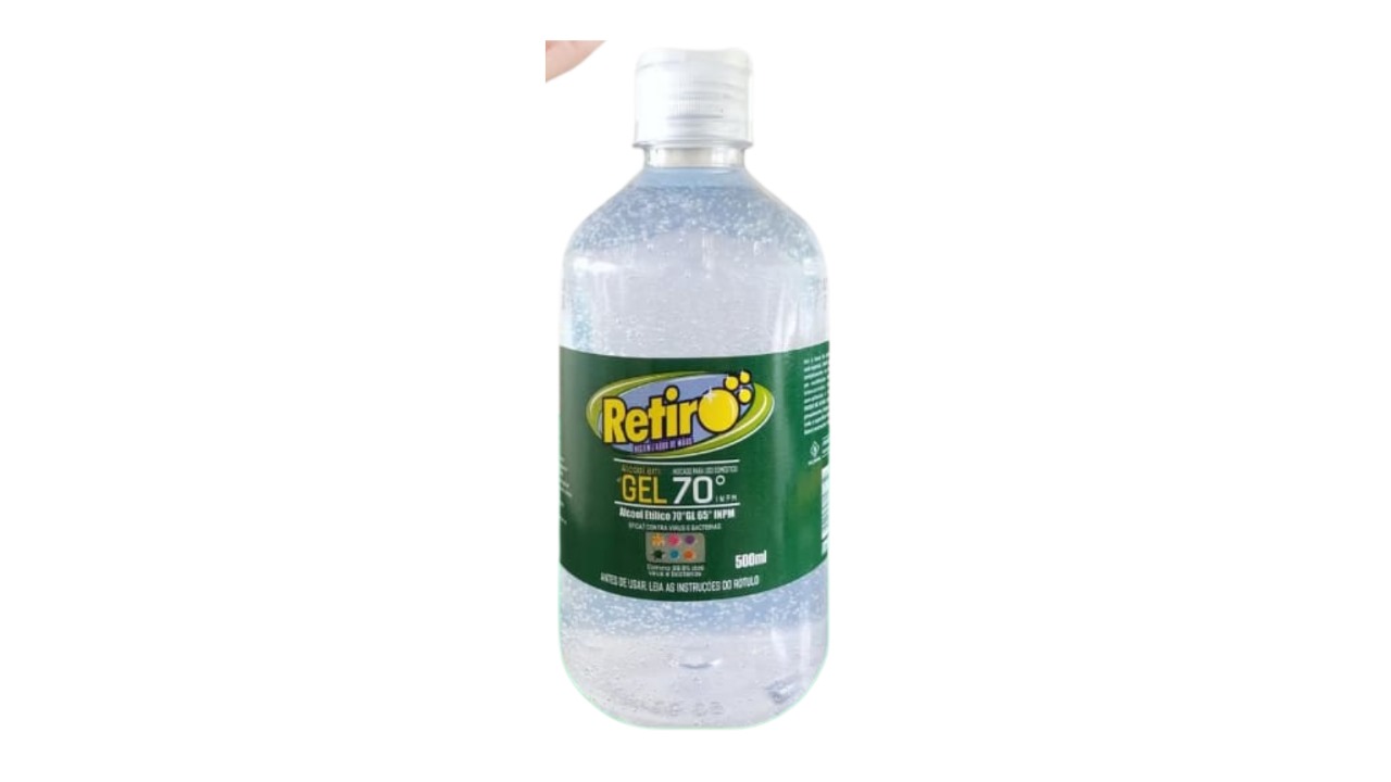 ALCOOL GEL RETIRO 70% 500ML