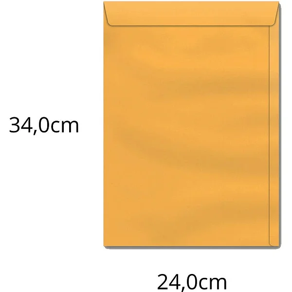 ENVELOPE SACO OURO SCRITY SKO34 240X340 80G