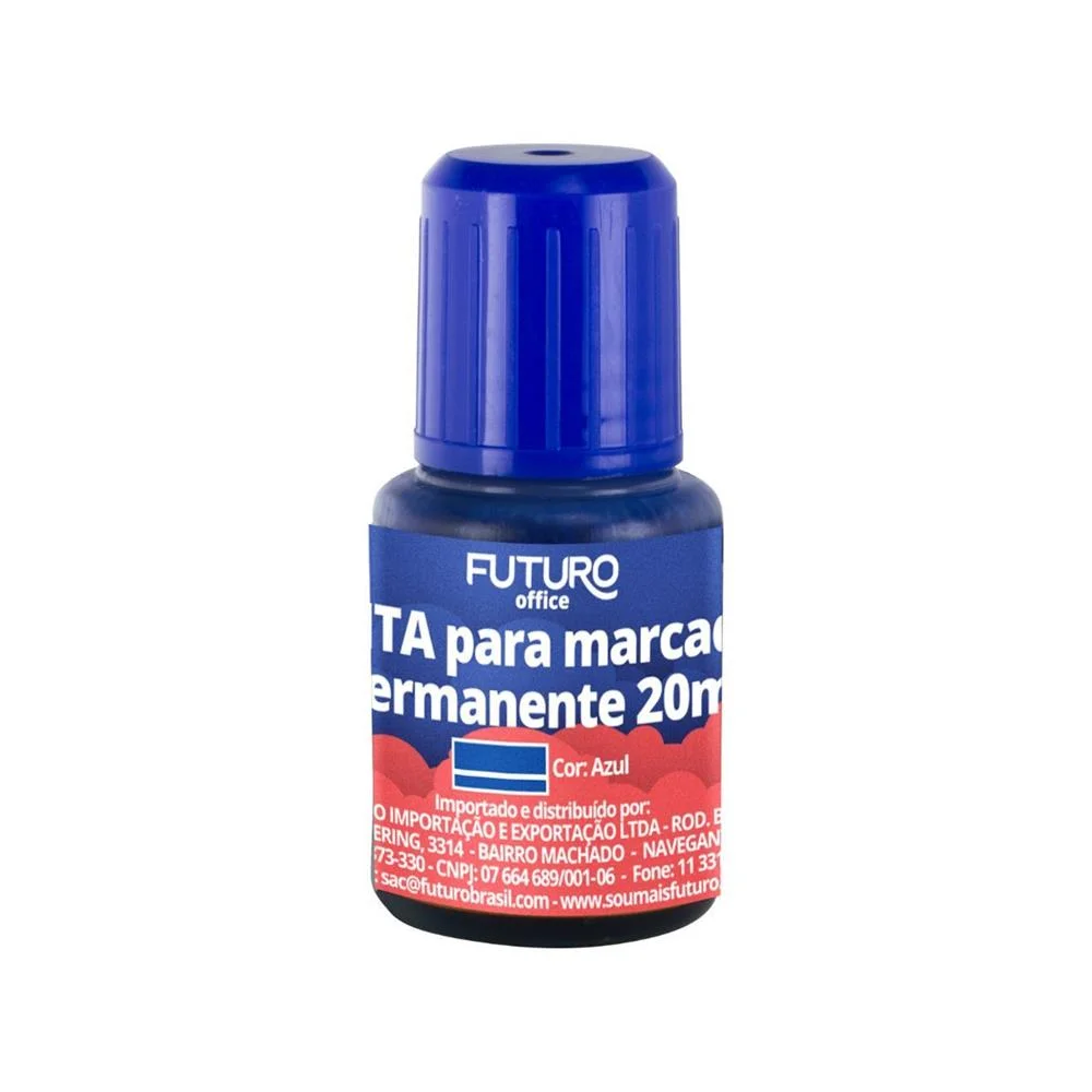 TINTA P/ MARCADOR PERMANENTE AZUL FUTURO 20ML
