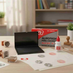 ALMOFADA CARIMBO VERMELHA RADEX N3