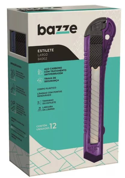ESTILETE LARGO PLASTICO BAZZE