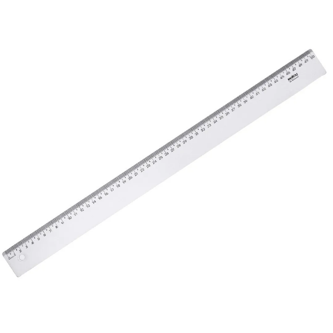 REGUA ACRILICO CRISTAL MAXCRILL 50CM